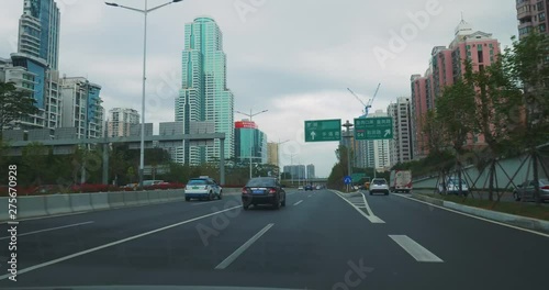 Wallpaper Mural traffic in Shenzhen time lapse Torontodigital.ca