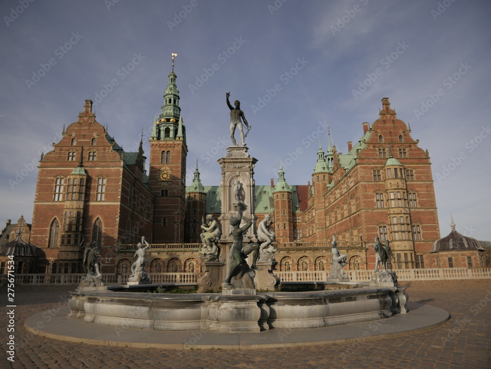 Fototapeta premium Frederiksborg neptun fountain