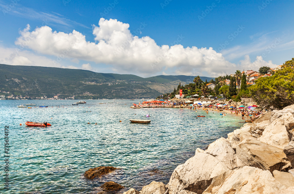 Fototapeta premium A beach in Herceg Novi