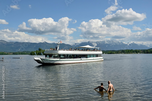 Dampfer auf dem Staffelsee bei Uffing photo