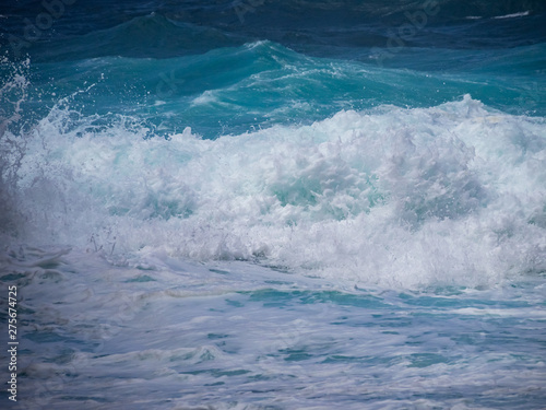 Crashing waves at Shete Boka National park, curacao