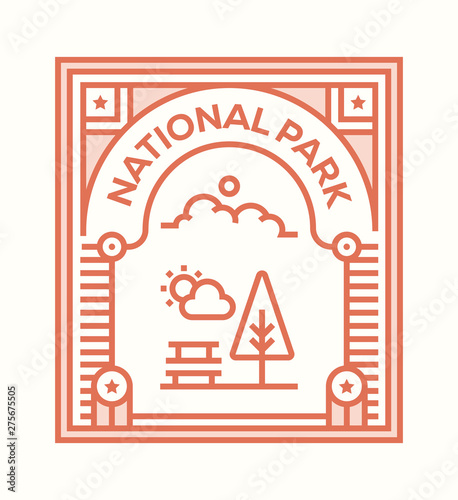 NATIONAL PARK ICON CONCEPT