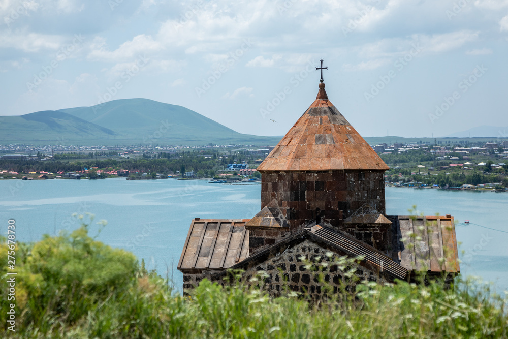 Sevanavank , Sevan Monastery. Lake Sevan , Gegharkunik Province of Armenia. 9th century 