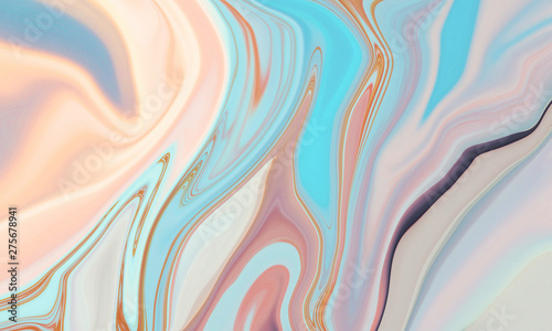 Colorful Abstract Liquid Fluid Marble Texture