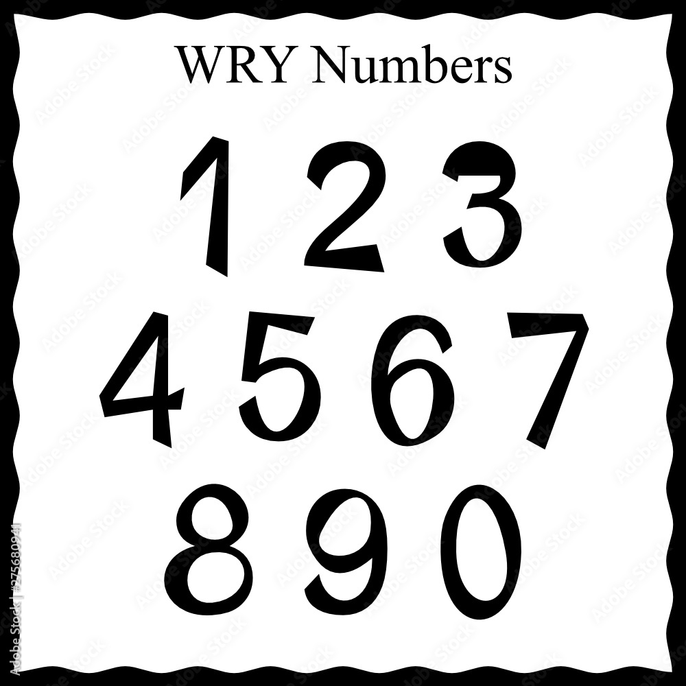 Decorative Alphabet. Digital Lettering. Wry numbers. Hand drawn numbers. School style Decorative Alphabet. Digital Lettering. Wry numbers. Hand drawn numbers. School style
