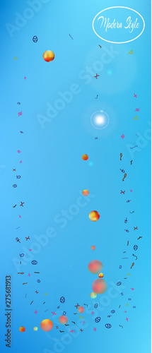 Colorful abstract ultra wide space background 