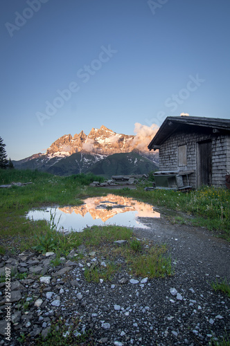 house in the mountains