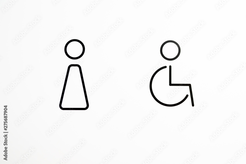 restroom symbol in black and white , toilet sign restroom symbol in black and white , toilet sign