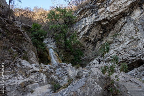 Waterfalls of San Agustín Ahuehuetla, the avocado, Puebla, Mexico