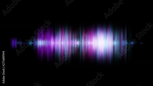 Abstract sound wave background glowing light audio Wave background for video design