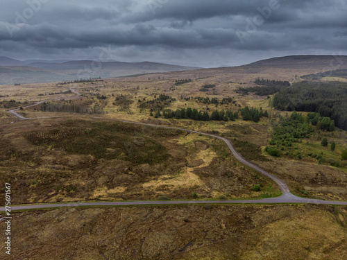 Das wilde  romantische Hochland von Schottland