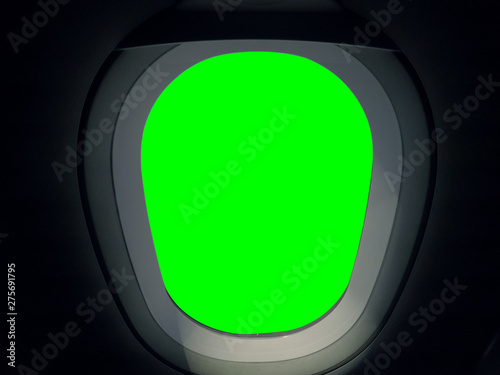 View from the window seat of a plane