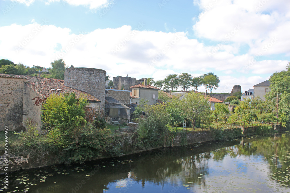 Parthenay on the River Thouet