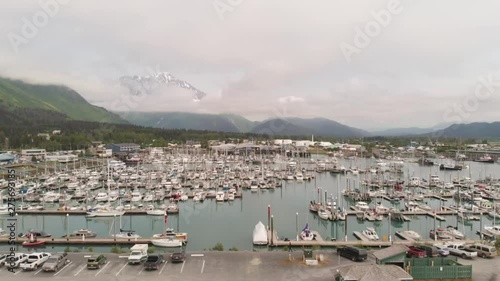 Cruise ship season in Seward, Alaska  photo