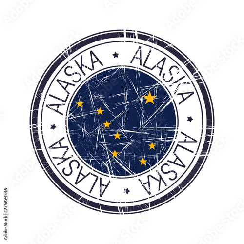 Alaska rubber stamp