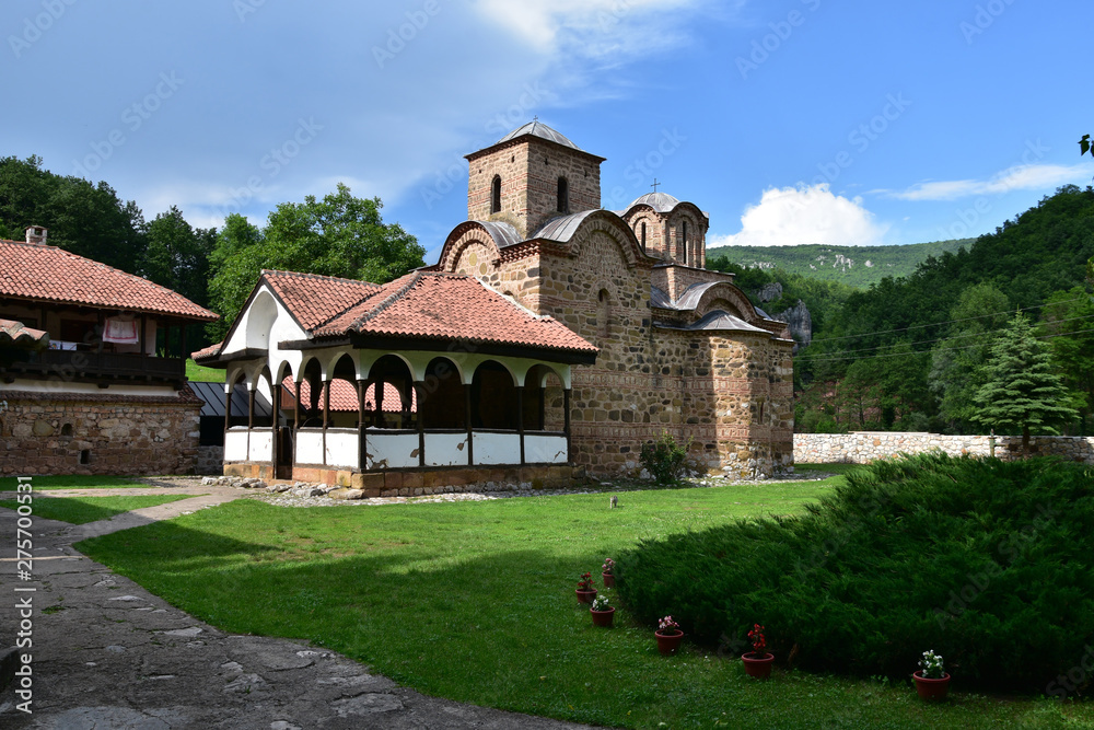 The church in the old Eastern Orthodox Monastery of Saint John the Evangelist near Poganovo village, Serbia