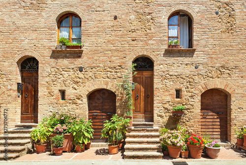 Fototapeta Naklejka Na Ścianę i Meble -  The beautiful old city Pienza, Italy