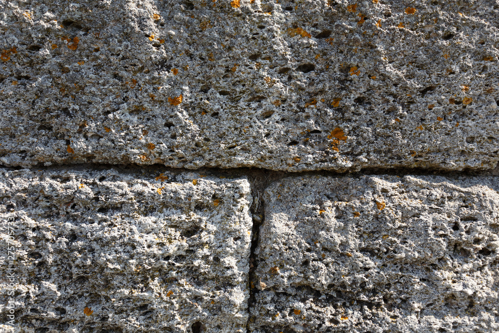 Old stonework close up. Greek ruins. Old stonework close up. Greek ruins.