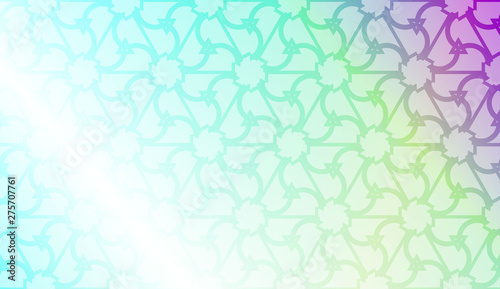 Wallpaper Mural Vector template with Modern geometrical abstract pattern. Gradient color Torontodigital.ca