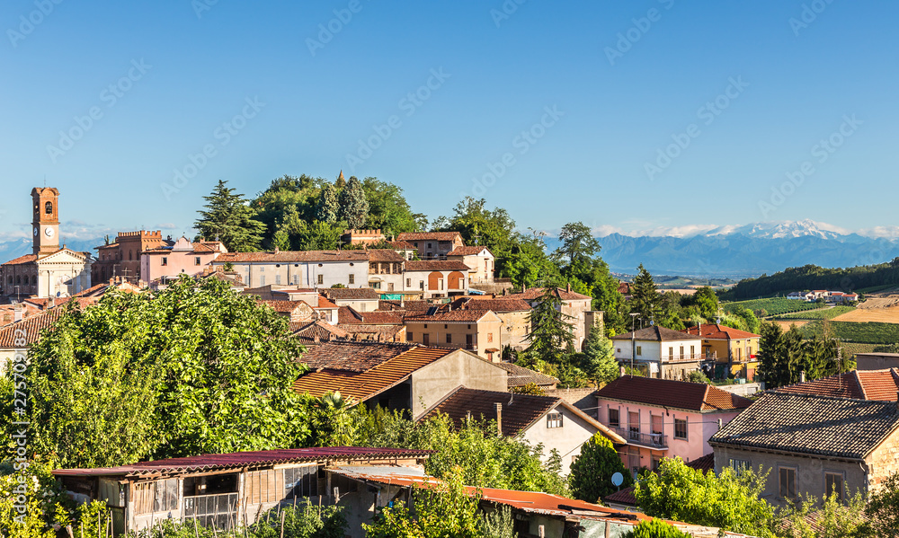 Village of Sala-Monferrato, Italy