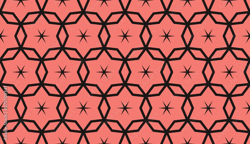 Fototapeta premium Red . abstract seamless geometries pattern. for wallpaper. design page fill. Vector illustration.