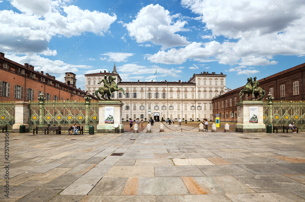 Royal palace in Turin, Italy
