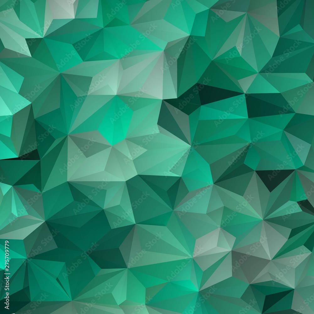 green abstract background. triangular design. polygonal style. vector illustration. eps 10