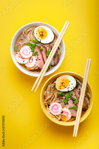 Japanese nodle soup ramen photo