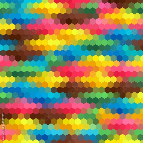 abstract background. layout for advertising colored hexagons. eps 10