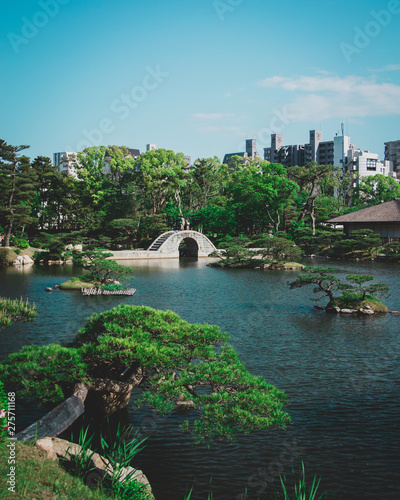 Zen harden stone bridge / Japan
