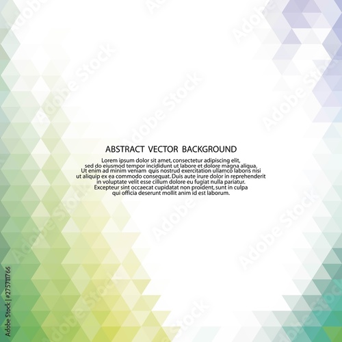 Triangular abstract background. template for business presentation. eps 10