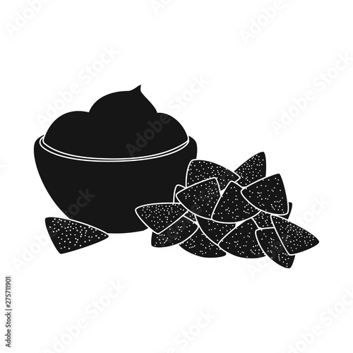 Vector design of cracker and cookie icon. Collection of cracker and cream vector icon for stock.