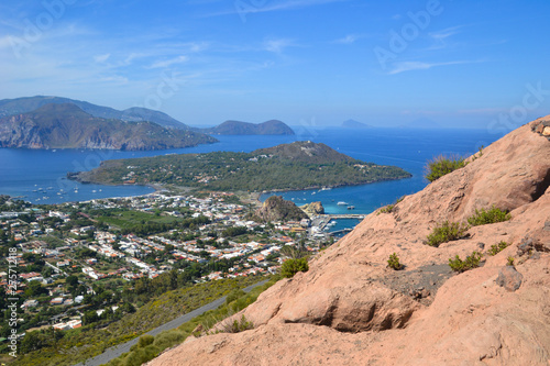 Volcano island in Sicily, Italy.