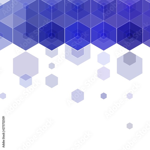 abstract geometric background. blue hexagons. vector illustration. eps 10