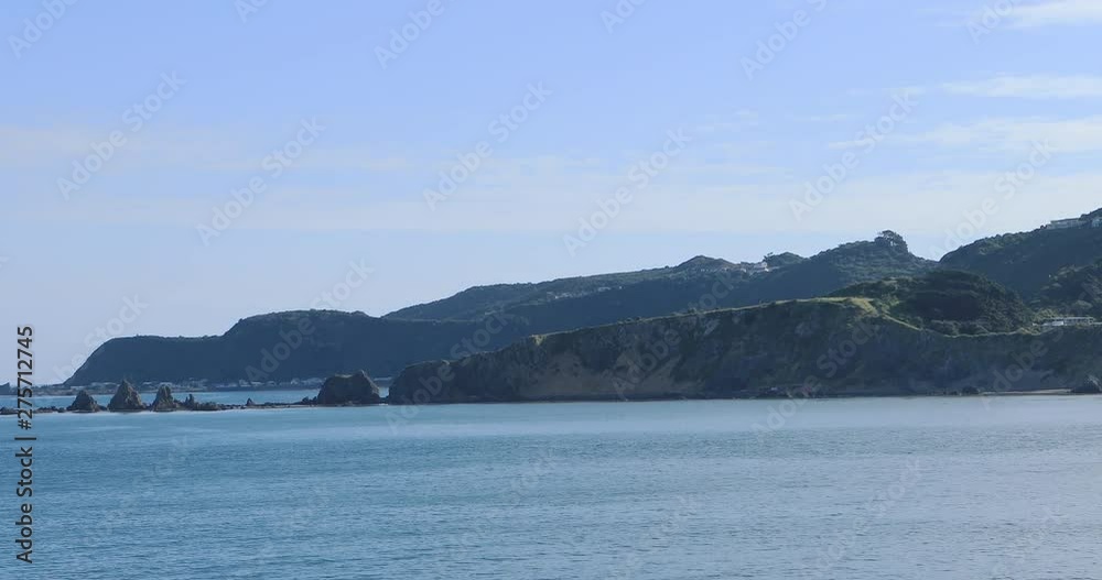 Mountain view from Cook Strait, New Zealand 4K Mountain view from Cook Strait, New Zealand 4K