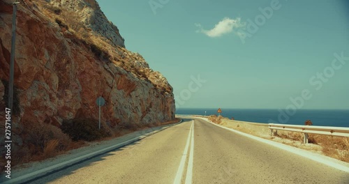 Coast To Coast Pov Driving on A Sunny summer Morning.
