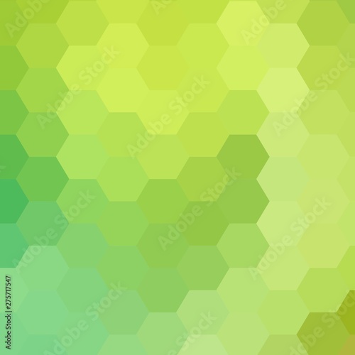 green abstract background of hexagons. presentation template. eps 10