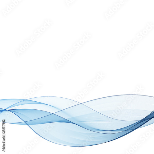 blue wave. banner ad template. abstract vector background