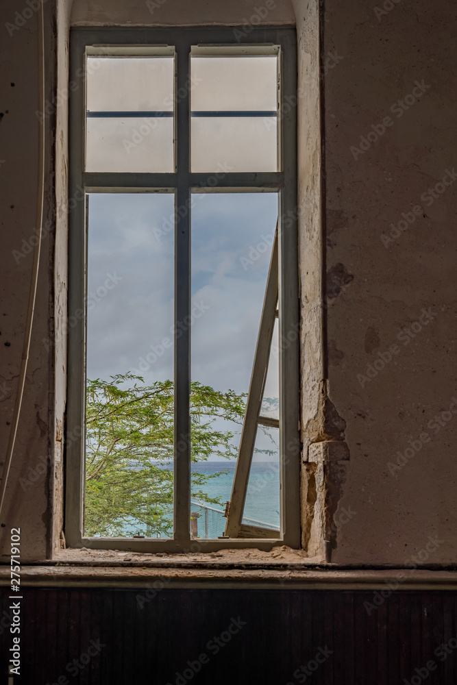 Old deserted workshop and laboatory