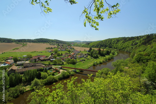 River view from zboreny kostelec photo