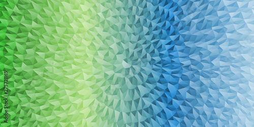Abstract Delaunay Voronoi trianglify color diagram background illustration