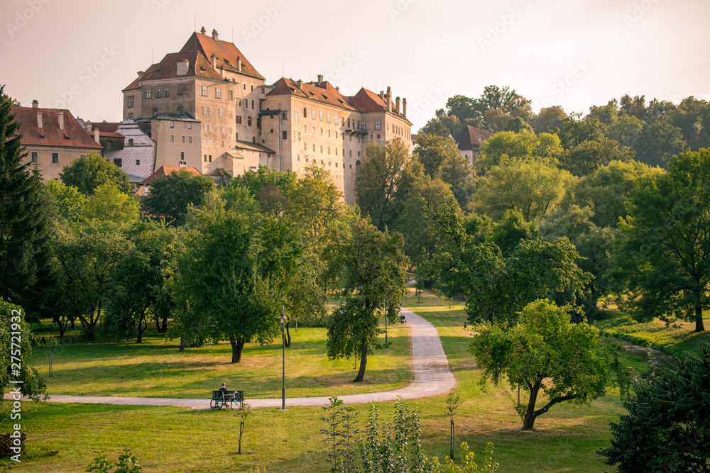 View of the Český Krumlov Castle 