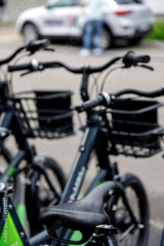 a bicycle focus leather saddle © alas_spb