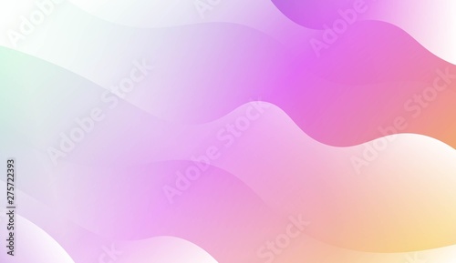 Modern Waves. Futuristic Technology Style Background. For Creative Templates, Cards, Color Covers Set. Vector Illustration with Color Gradient.