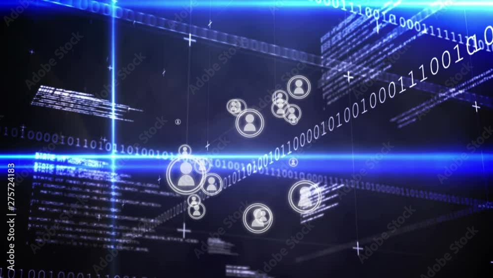 Social media connection and binary codes