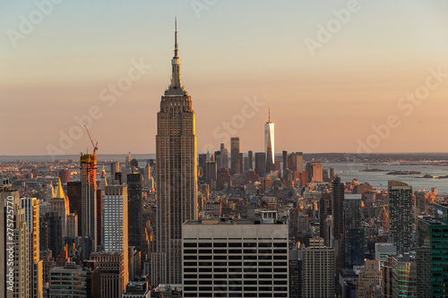 General view of Manhattan  New York city