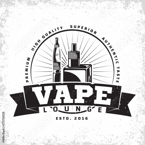 Vintage vape emblem