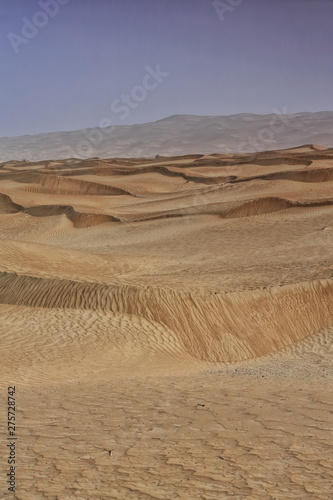 Shifting sand dunes-Takla Makan Desert. Yutian Keriya county-Xinjiang Uyghur region-China-0227