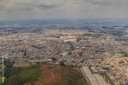 Aerial view of Sao Paulo suburbs, Brazil © Matyas Rehak