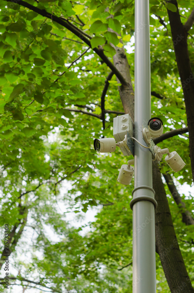 Security cctv cameras on top position. Security monitoring cameras. Security cctv cameras on top position. Security monitoring cameras.